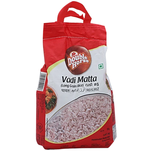 Double Horse Vadi Matta Brown Jyothi Rice (Jyothi Ari) (Long Grain, Boiled)  (5 kg)