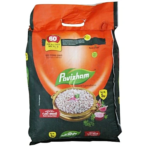 Pavizham Long Grain Matta Rice, 5 kg Pouch